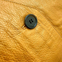 JEPKE Leather Waistcoat / Warm Yellow Gold