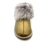 PATIQ OLIVE GOLD / Limited edition slippers