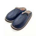 POLIN BLUE DRAGON + POWDER PINK / Sheepskin slippers