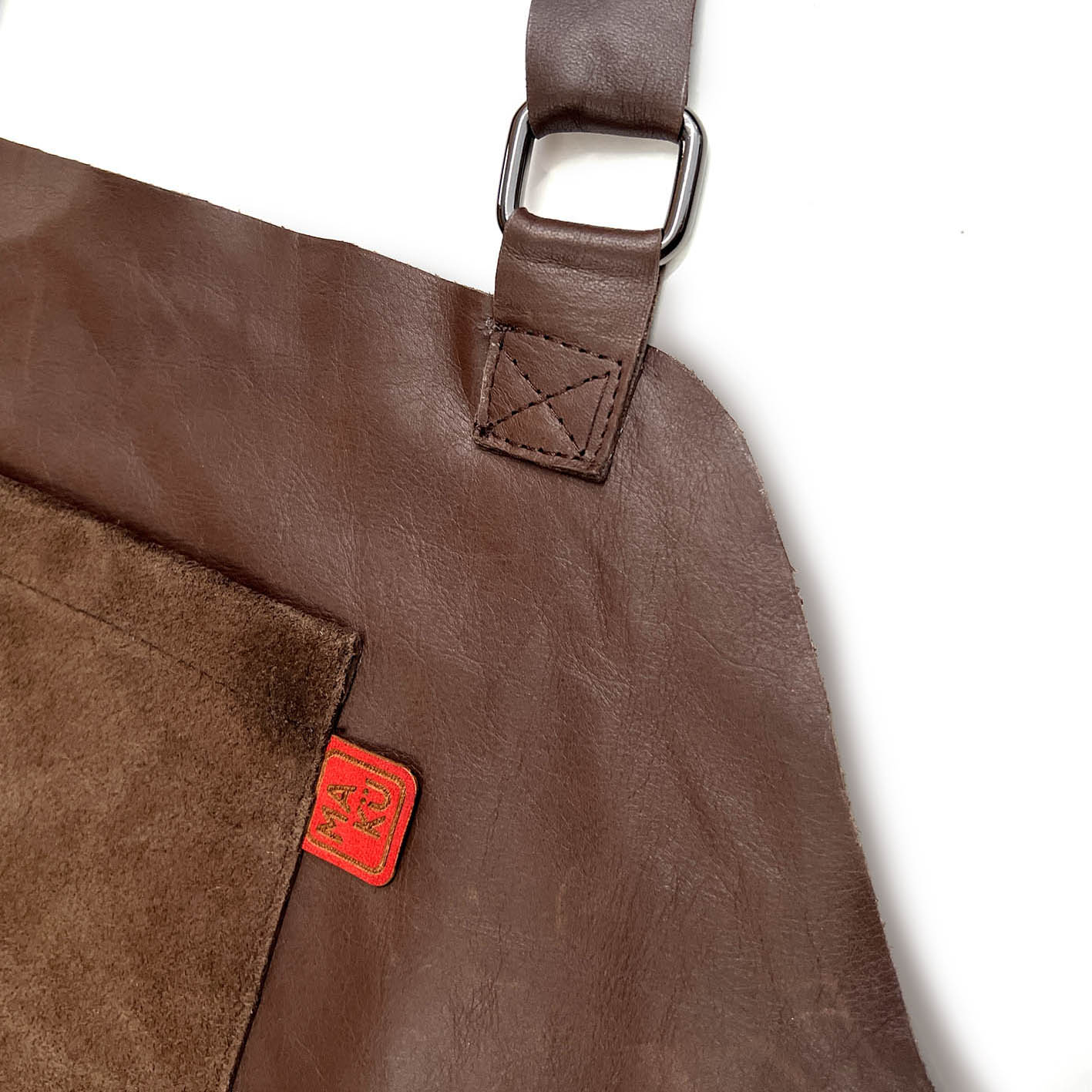 KORU Leather Apron / Conker Brown