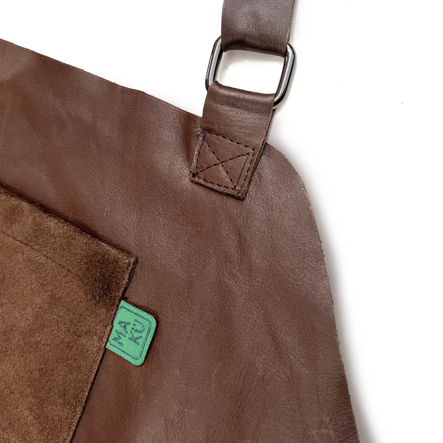 KORU Leather Apron / Conker Brown