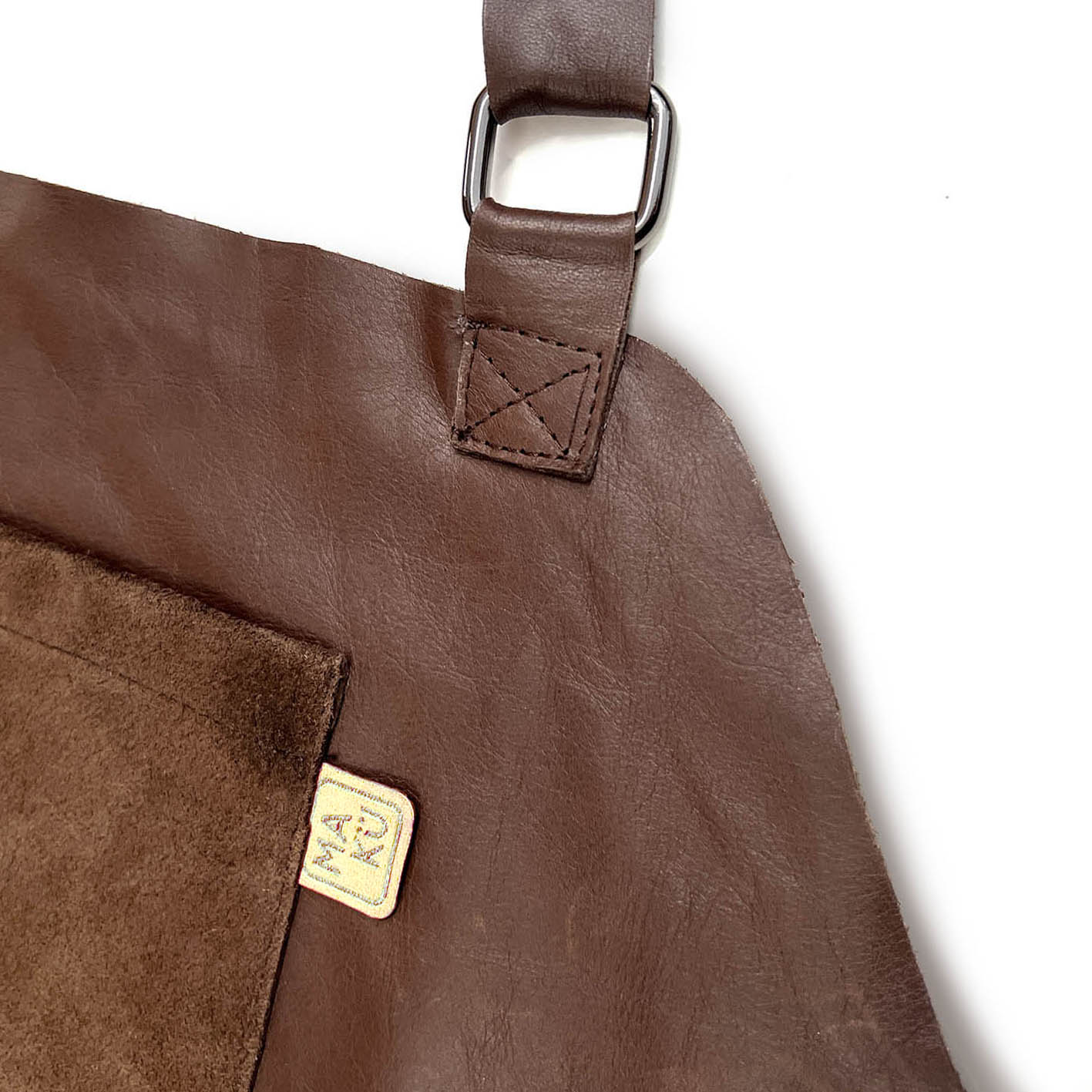 KORU Leather Apron / Conker Brown