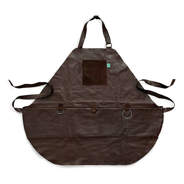 KORU Leather Apron / Dark Brown