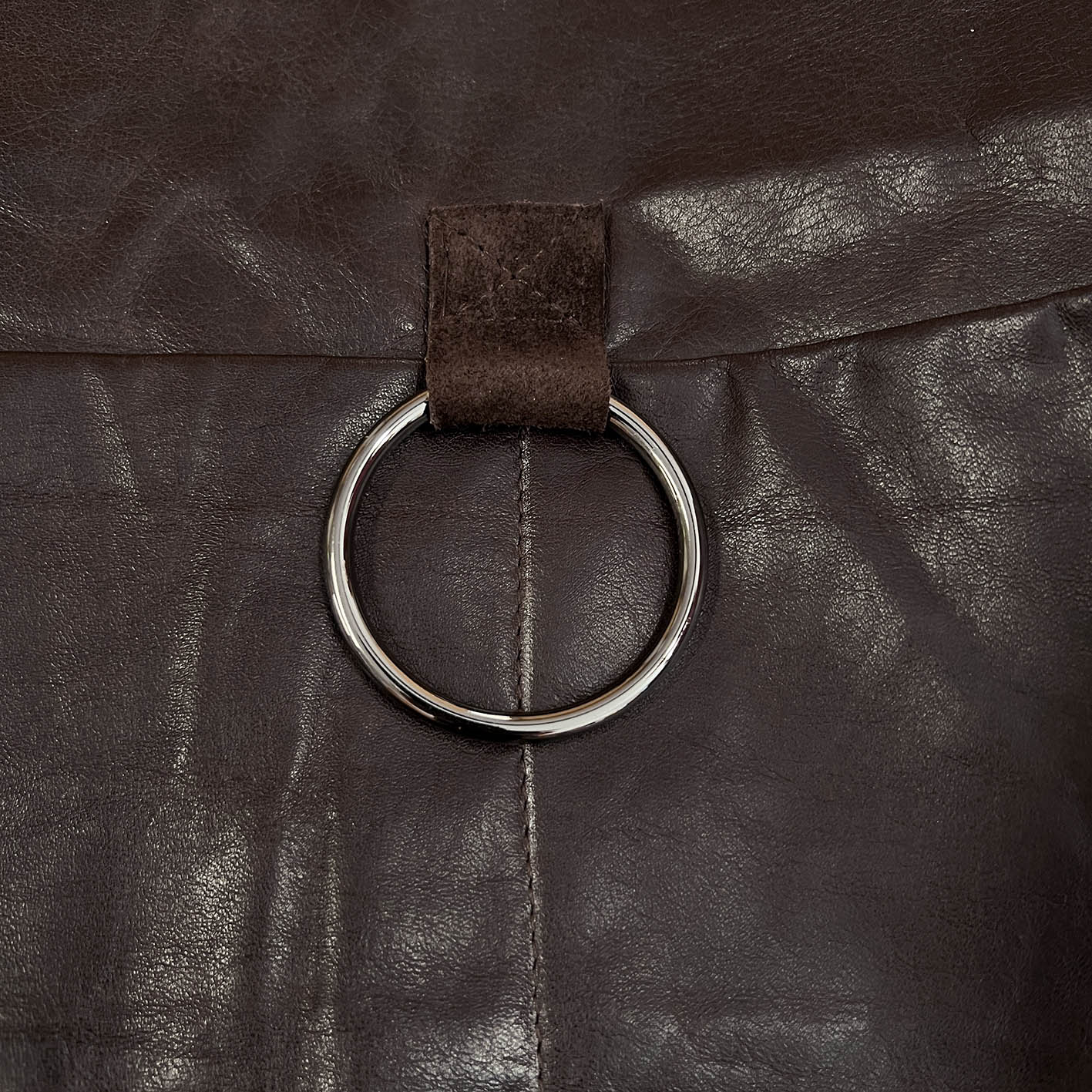 KORU Leather Apron / Dark Brown