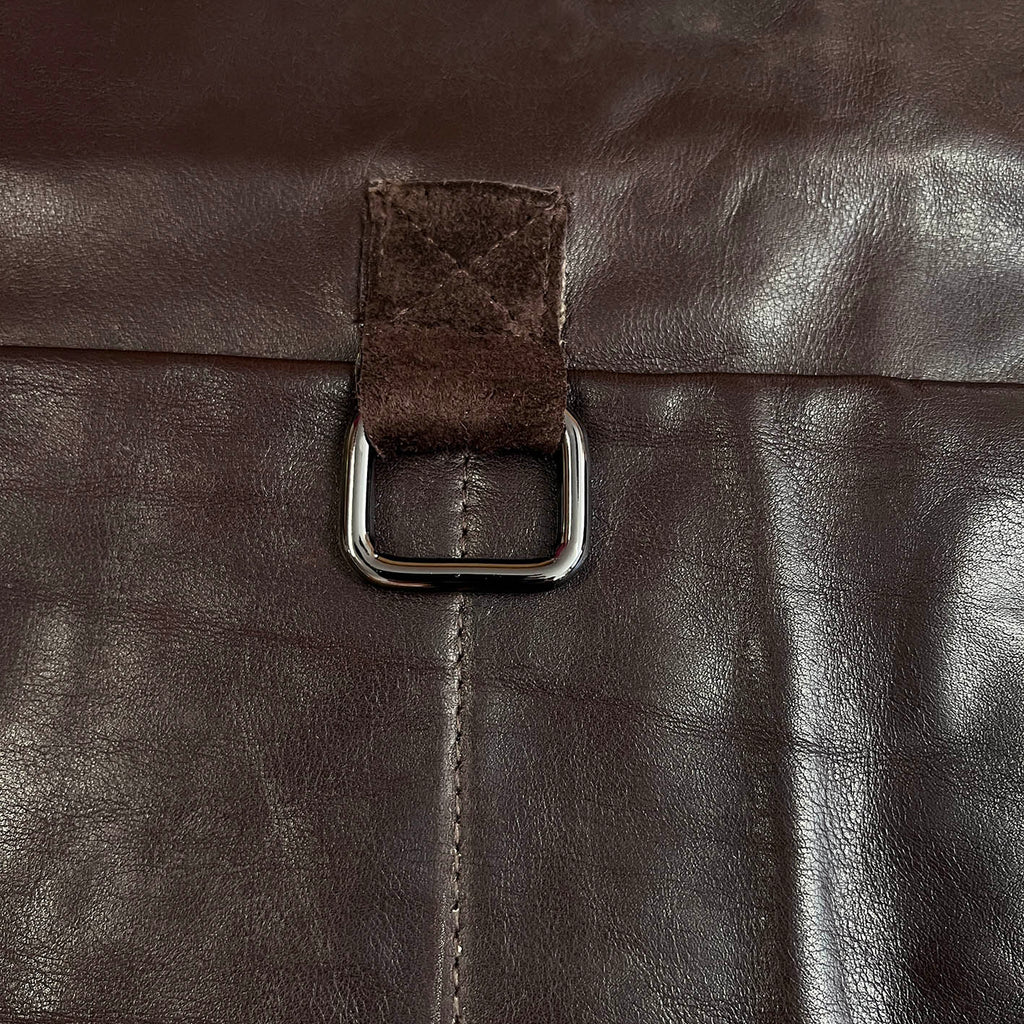 KORU Leather Apron / Dark Brown