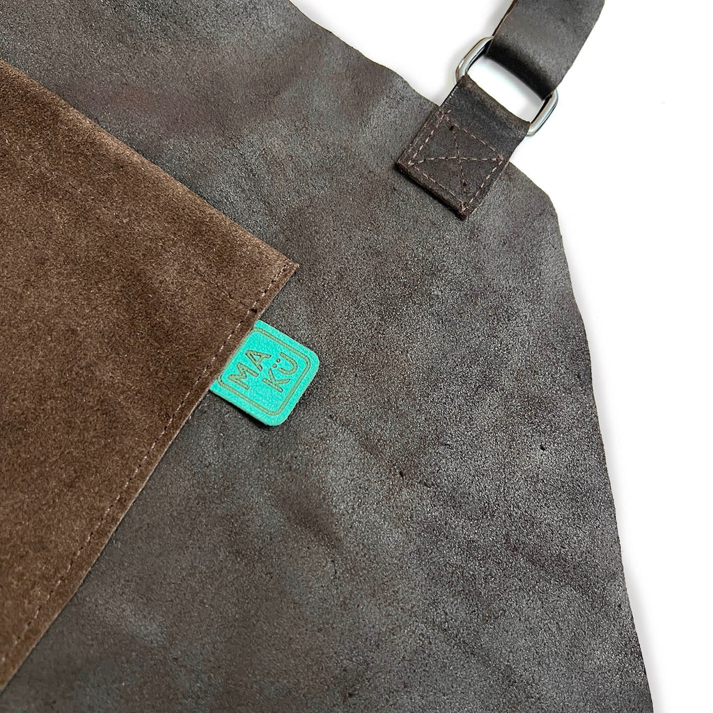 KORU Leather Apron / Black Coffee Nubuck