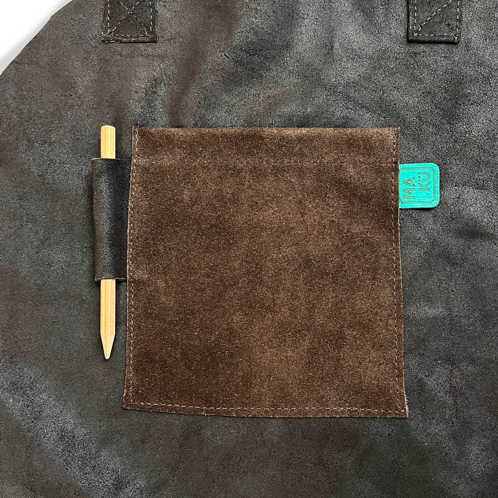 KORU Leather Apron / Black Coffee Nubuck
