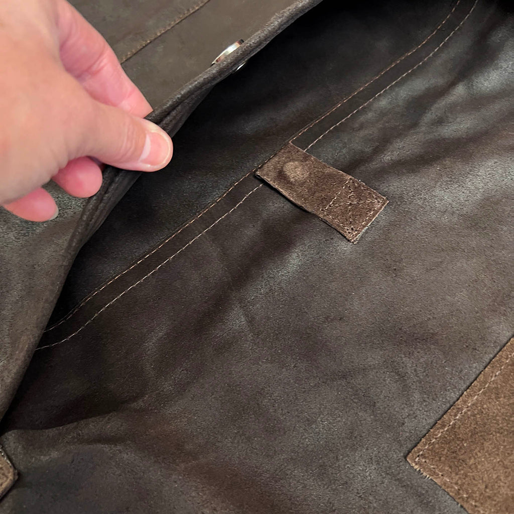 KORU Leather Apron / Black Coffee Nubuck