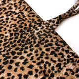 SHOPA CANVAS TOTE BAG / Large Leopard Print
