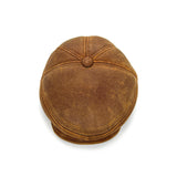 ESSY FLAT CAP / Warm Brown Sheepskin