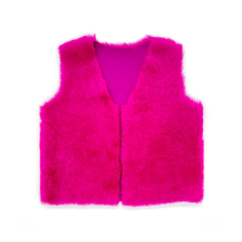 GAMZI KIDS' REVERSIBLE GILET / FUCHSIA