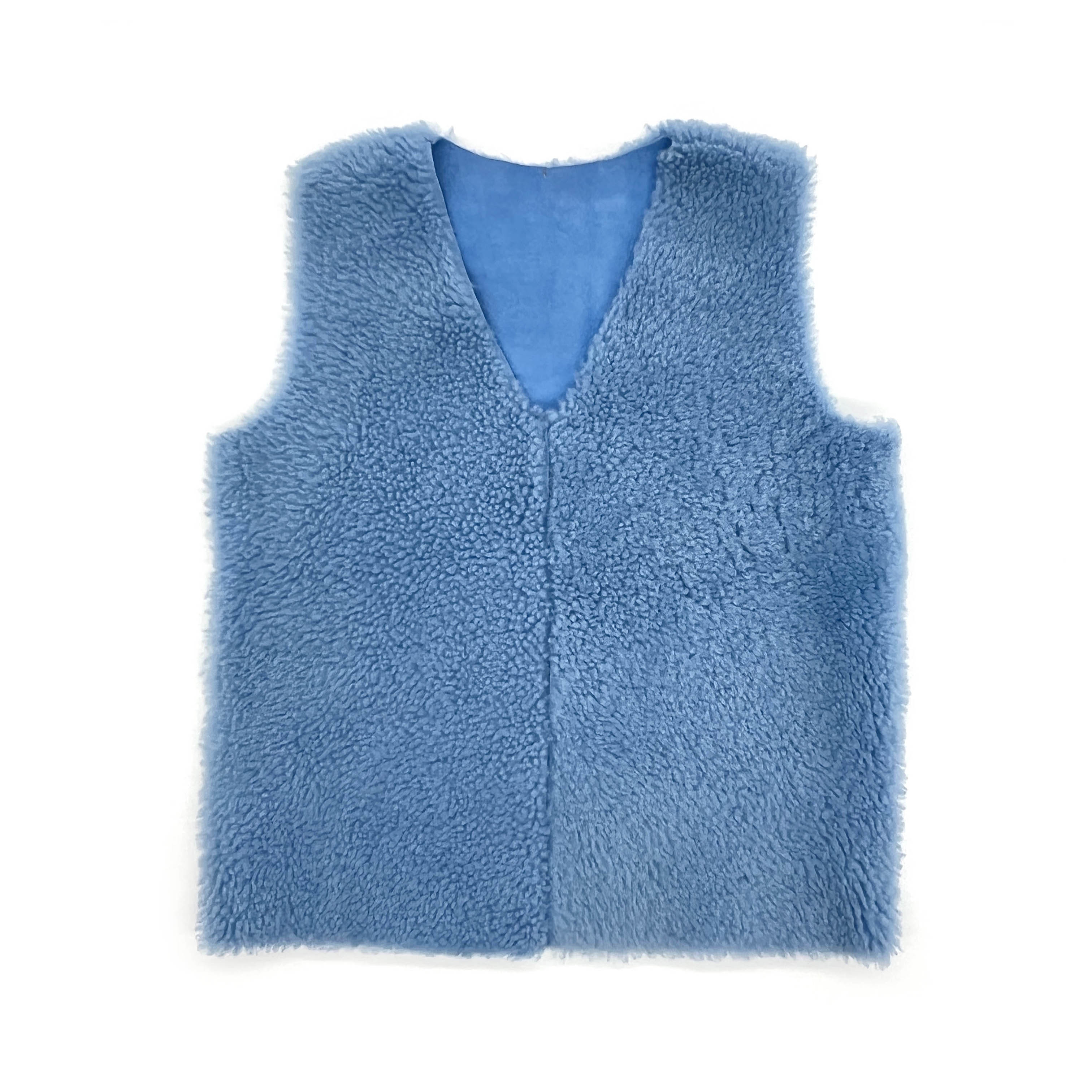GAMZI KIDS' REVERSIBLE GILET / SKY BLUE