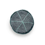 GAN REVERSIBLE HAT / Teal Check Sheepskin