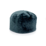 GAN REVERSIBLE HAT / Teal Check Sheepskin