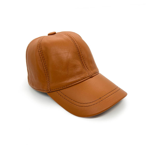 PEAK CAP / Warm Tan Leather