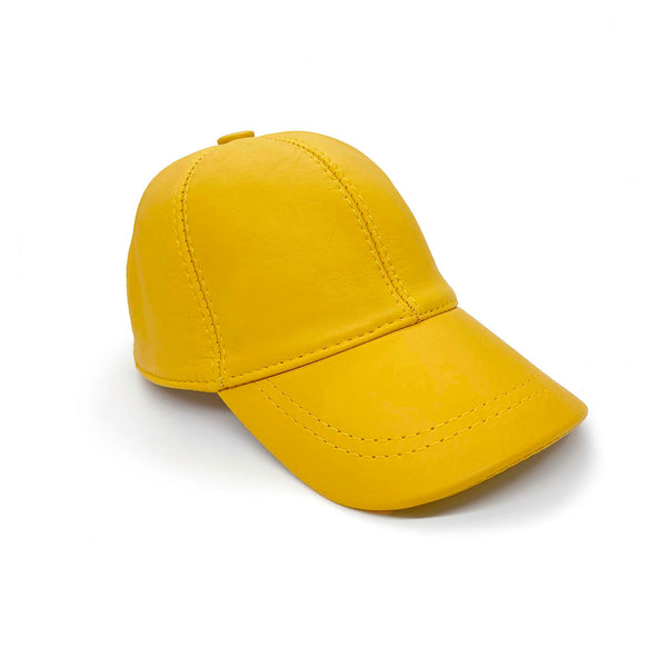 PEAK CAP / Sunshine Yellow Leather
