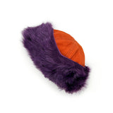 SHEEPSKIN HAT / Orange Suede + Toscana Trim