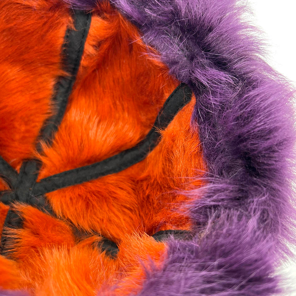 SHEEPSKIN HAT / Orange Suede + Toscana Trim