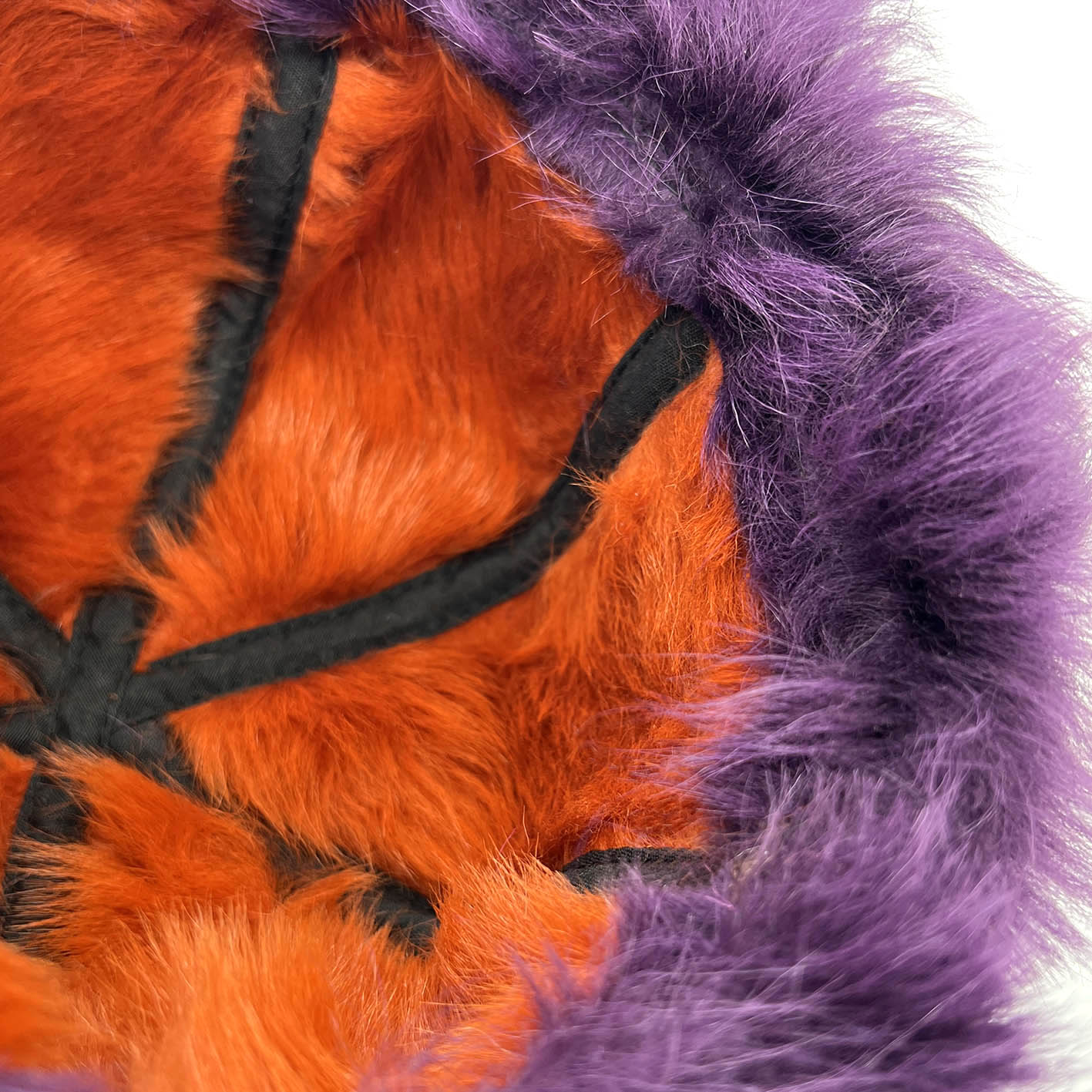 SHEEPSKIN HAT / Orange Suede + Toscana Trim