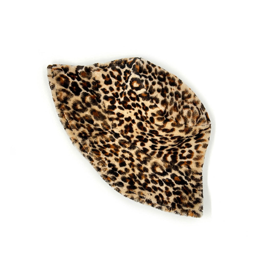 REVERSIBLE HAT / LEOPARD PRINT + GOLD