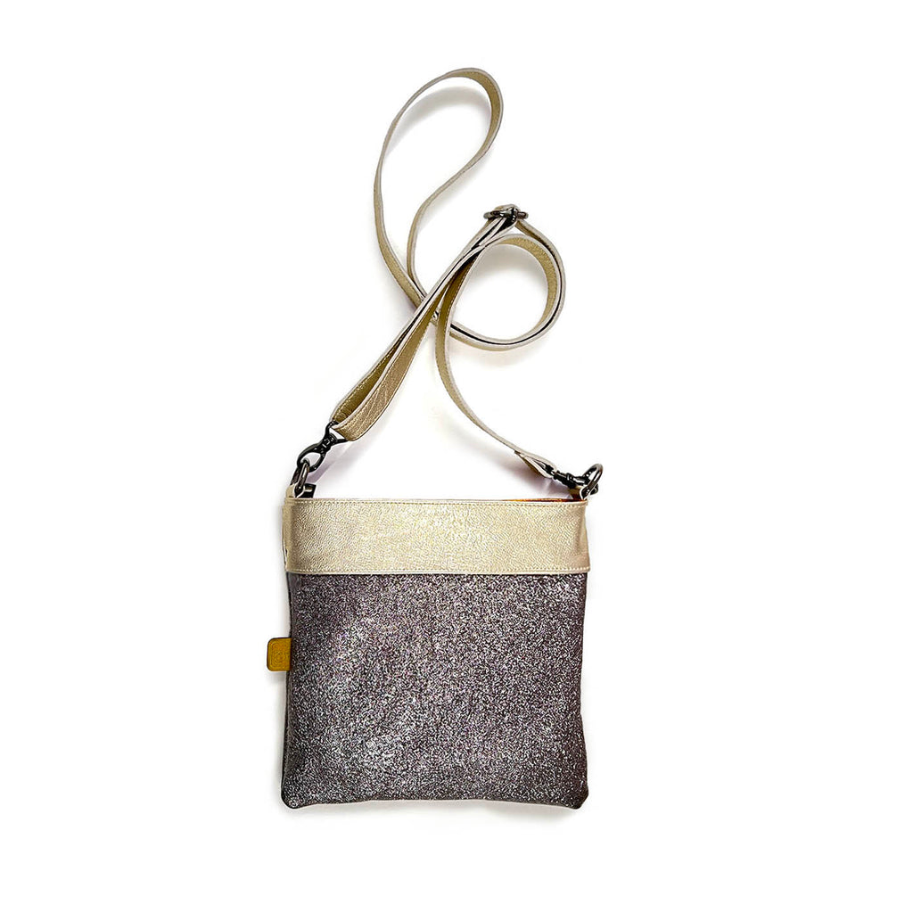HOPI Pewter + Gold / Cross-body bag