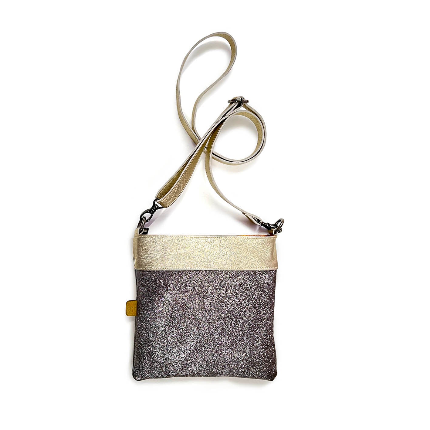 HOPI Pewter + Gold / Cross-body bag