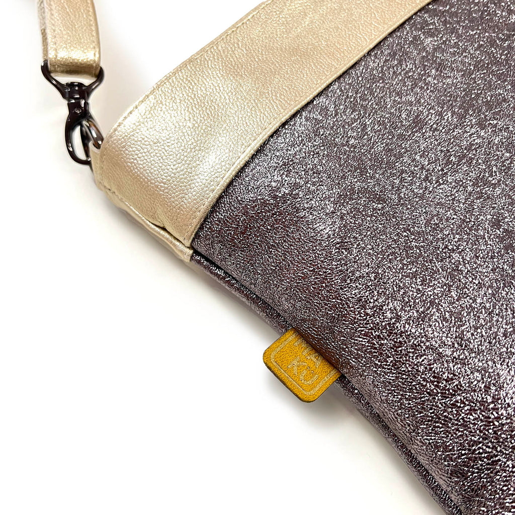 HOPI Pewter + Gold / Cross-body bag