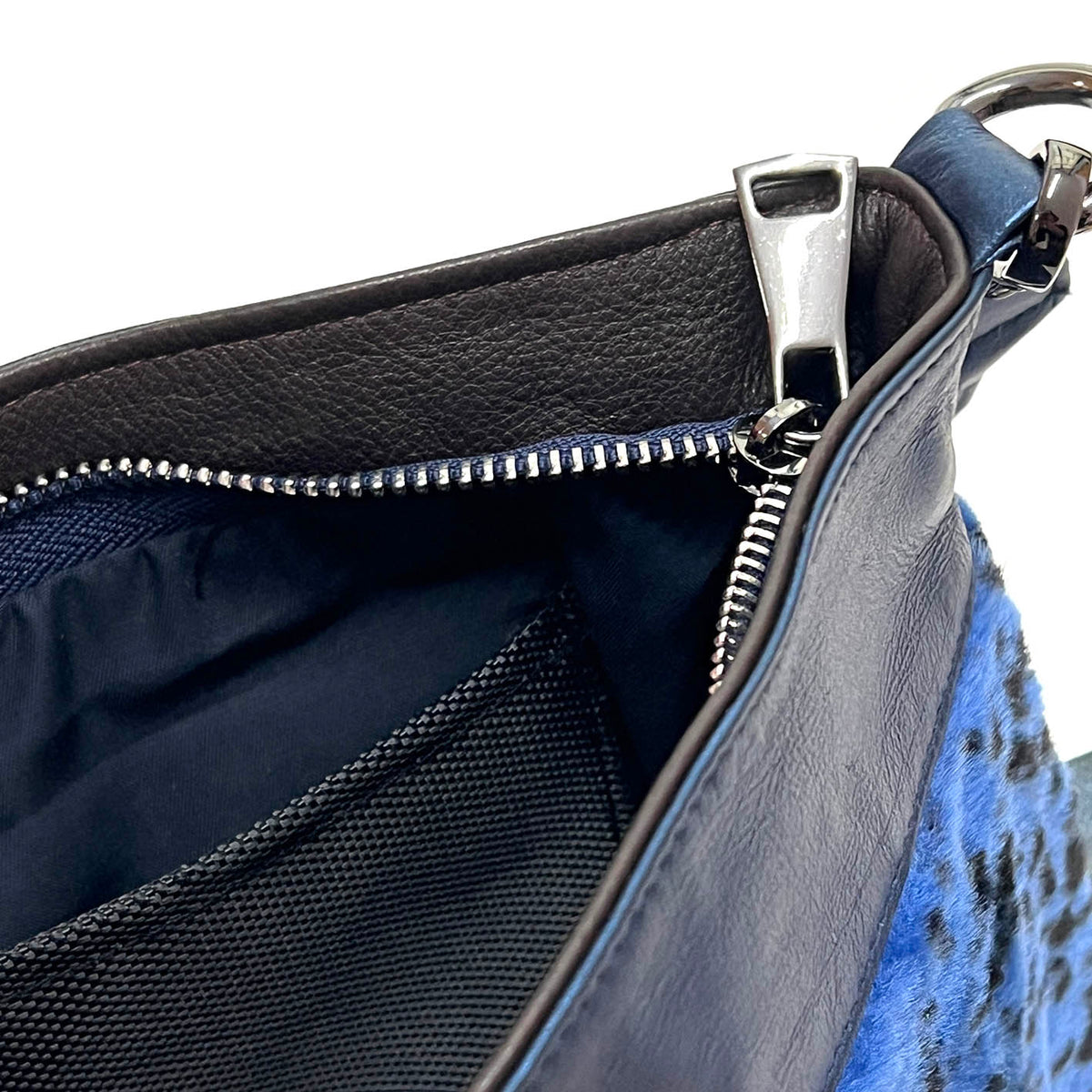 HOPI Speckled Blue + Metallic / Cross-body bag