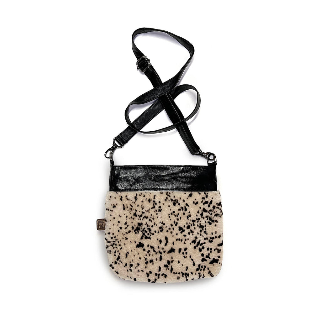 HOPI Speckled Natural + Black / Cross-body bag