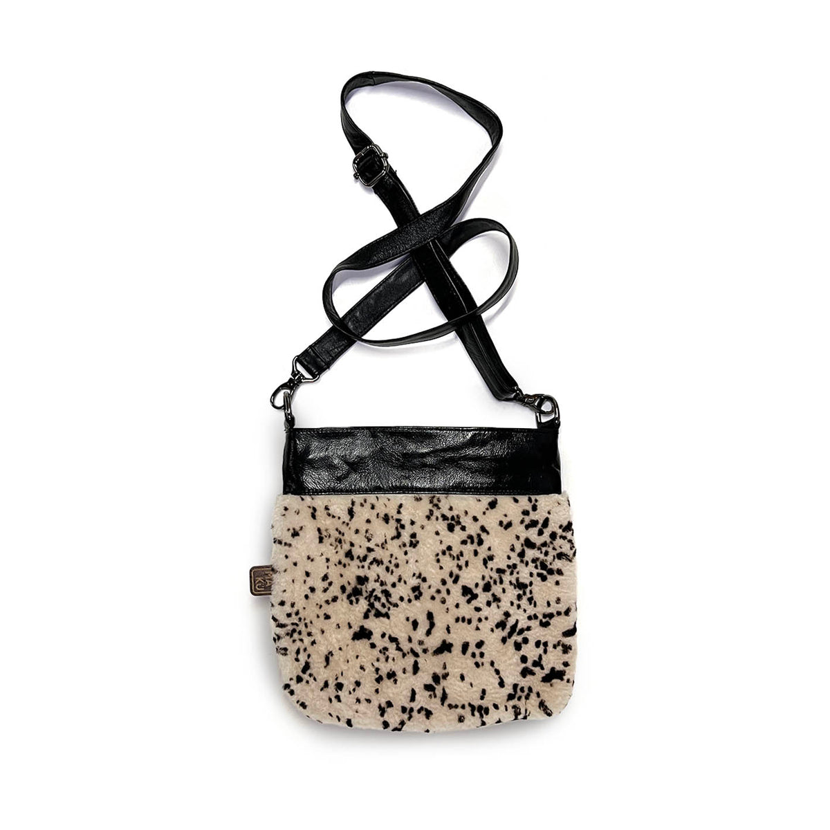 HOPI Speckled Natural + Black / Cross-body bag