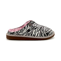 POLIN ZEBRA PRINT + CANDY / Sheepskin slippers