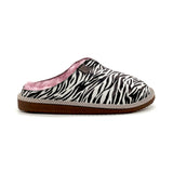 POLIN ZEBRA PRINT + CANDY / Sheepskin slippers