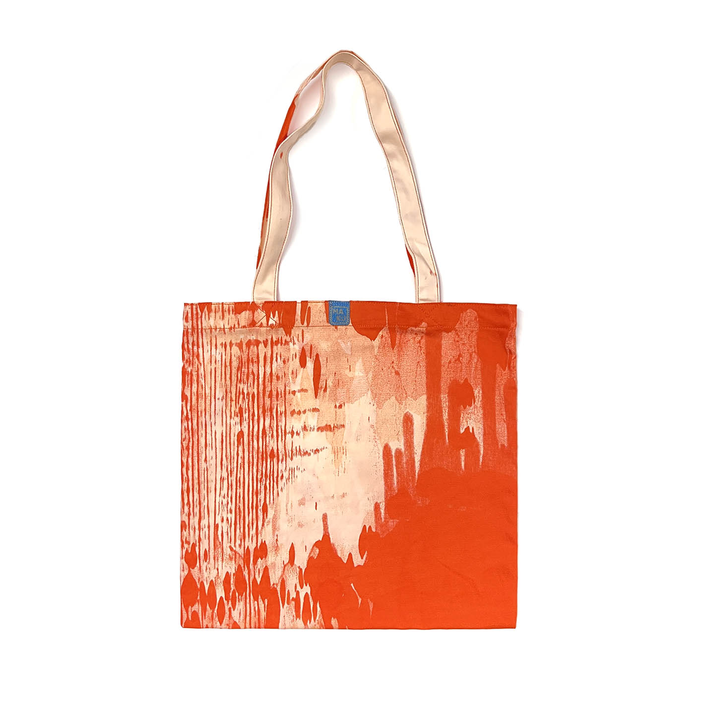 SHOPA CANVAS TOTE BAG / Square Red Ink