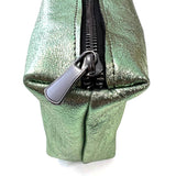 MIBA LEATHER SLOUCH BAG / Metallic Mint