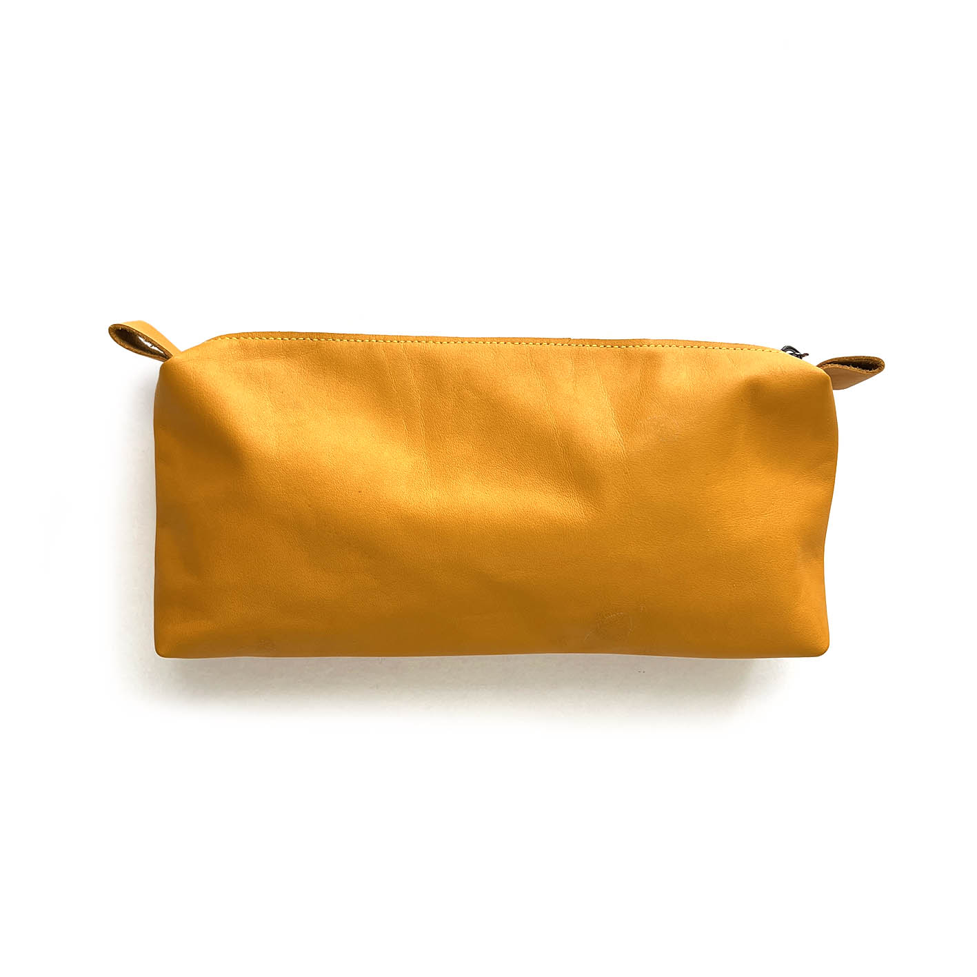 MIBA MINI LEATHER BAG / Warm Yellow Leather