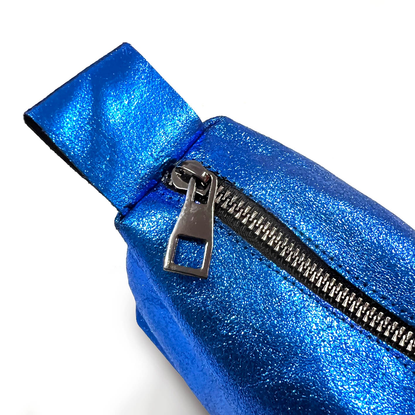MIBA MINI LEATHER BAG / Electric Blue