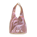 MIBA LEATHER SLOUCH BAG / Pearly Pink