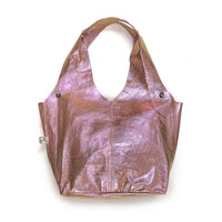 MIBA LEATHER SLOUCH BAG / Pearly Pink