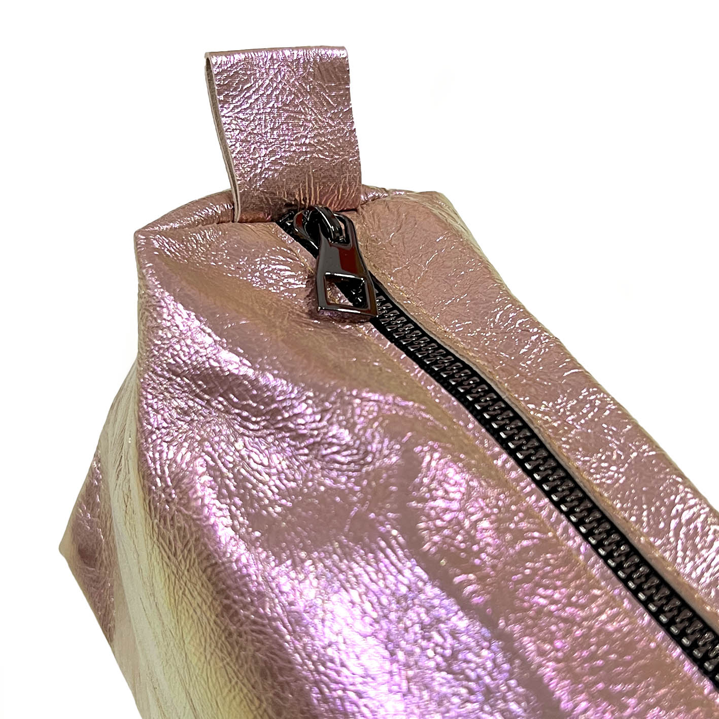 MIBA LEATHER SLOUCH BAG / Pearly Pink