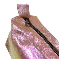 MIBA LEATHER SLOUCH BAG / Pearly Pink