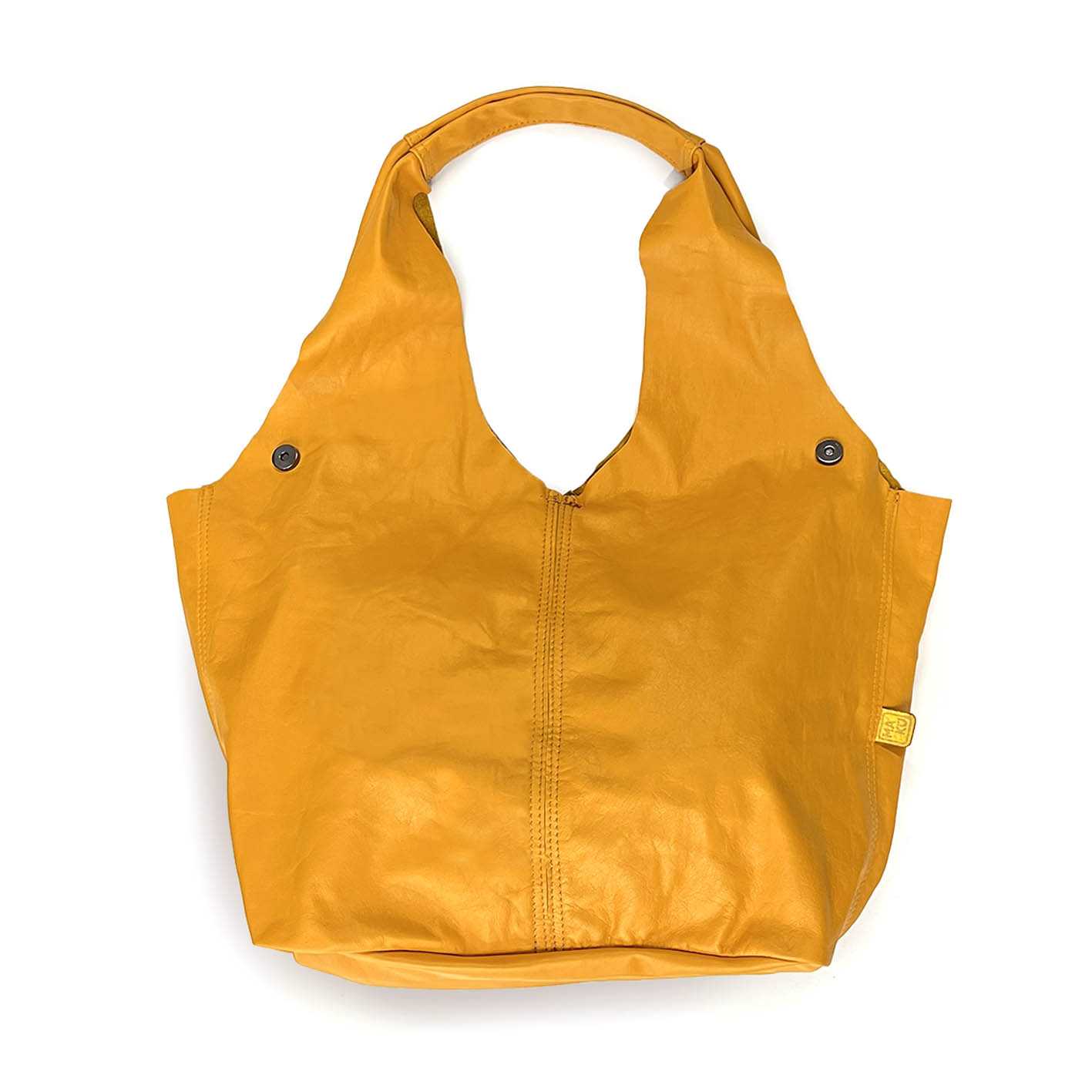 MIBA LEATHER SLOUCH BAG / Warm Yellow Leather
