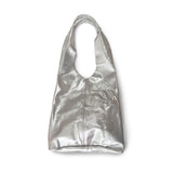 MIBA LEATHER SLOUCH BAG / Silver Speckle