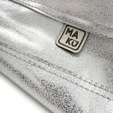 MIBA LEATHER SLOUCH BAG / Silver Speckle