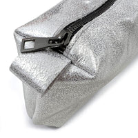 MIBA LEATHER SLOUCH BAG / Silver Speckle