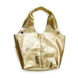 MIBA LEATHER SLOUCH BAG / Golden Snake
