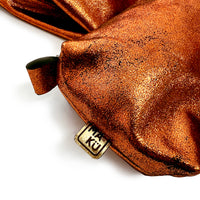 MIBA LEATHER SLOUCH BAG / Dark Tangerine