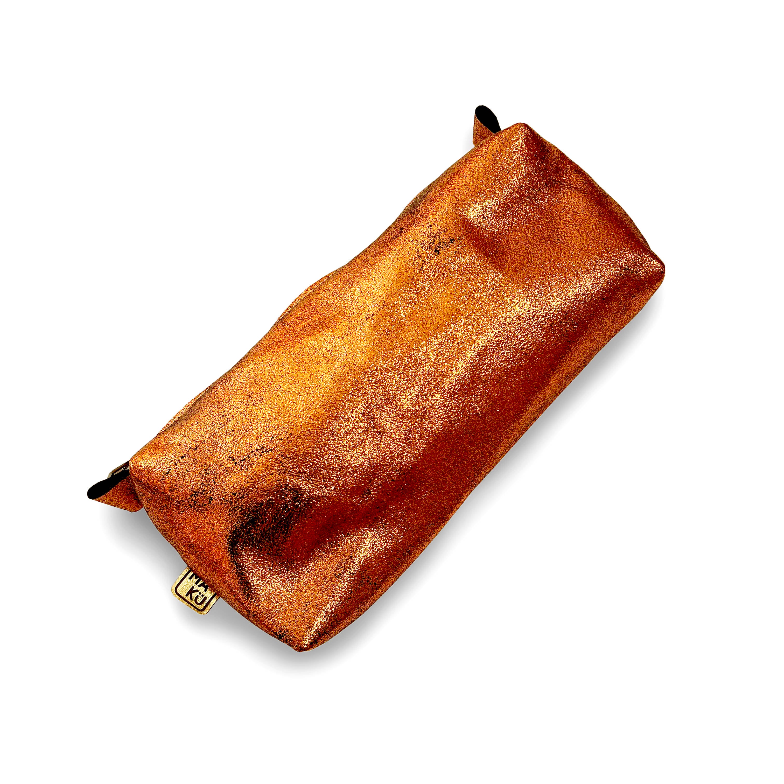 MIBA LEATHER SLOUCH BAG / Dark Tangerine