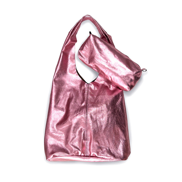MIBA LEATHER SLOUCH BAG / Candy Crush