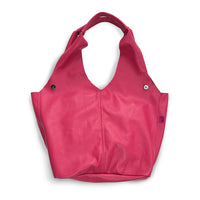 MIBA LEATHER SLOUCH BAG / Sorbet Pink Leather