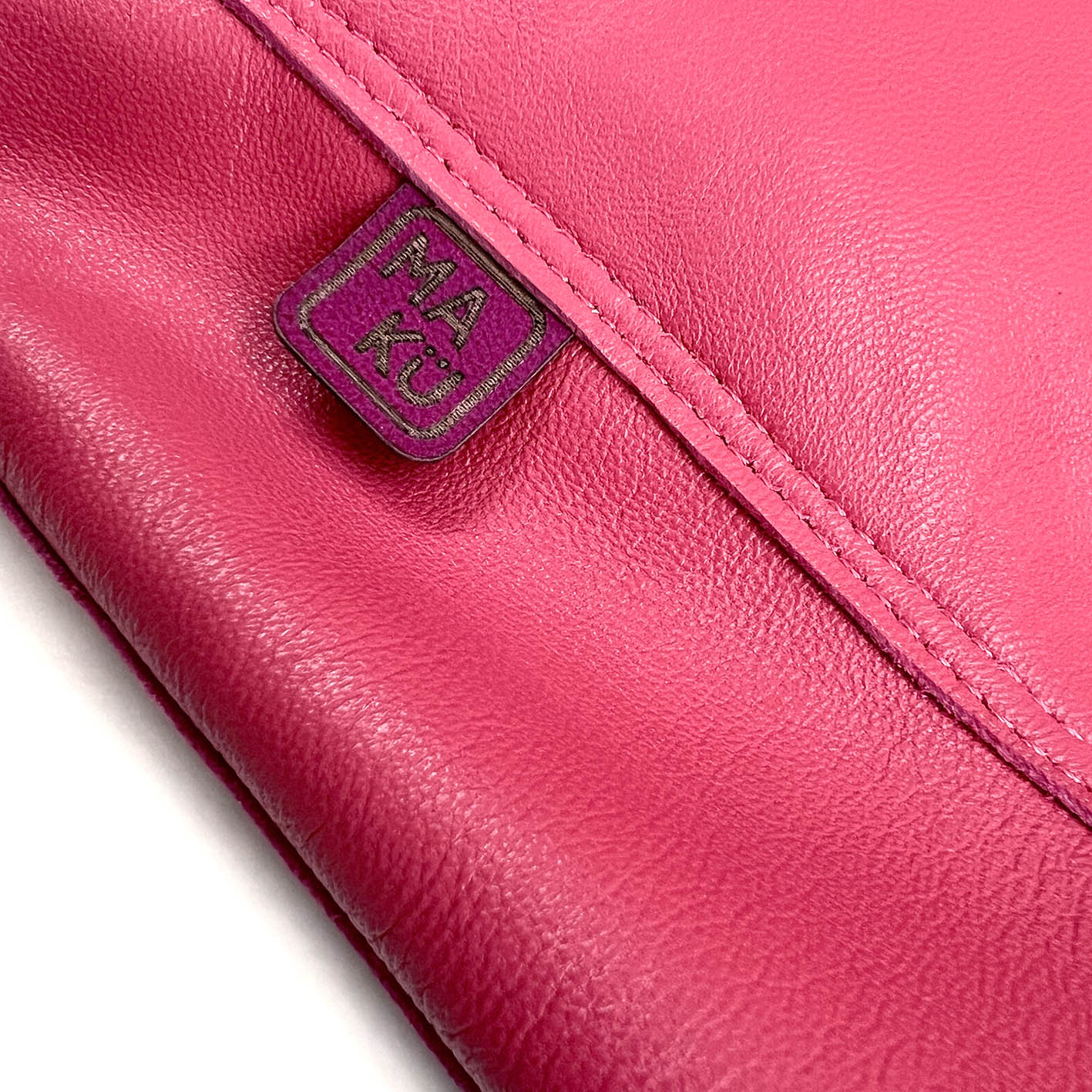 MIBA LEATHER SLOUCH BAG / Sorbet Pink Leather